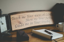 Teach me your ways oh Lord show me your paths guide me in your truths 