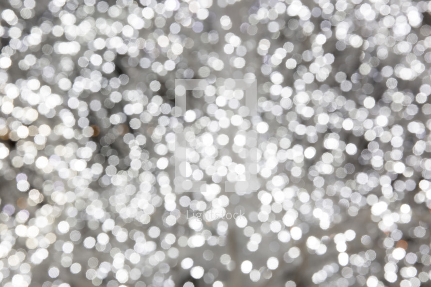 bokeh silver and white light background 
