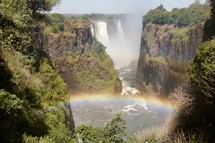 Victoria Falls, Zimbabwe, 'The smoke that thunders'.