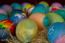 decorated Easter eggs 