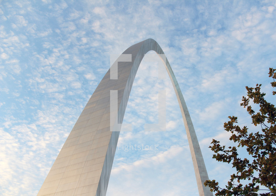 The Gateway Arch in St. Louis, Missouri
