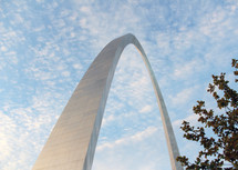 The Gateway Arch in St. Louis, Missouri