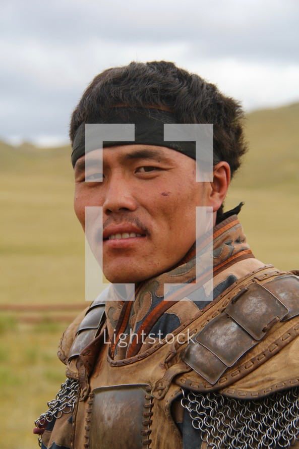 Armored Mongolian Warrior 