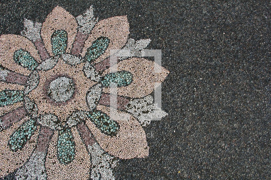 Pebble mosaic