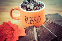 fall Blessed coffee mug