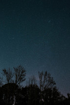 stars in the night sky 