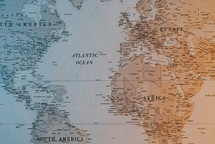 vintage world map 