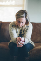 woman in prayer 