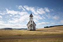 Church in the countryside in the United States of America