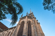 Close up from the Catedral São Pedro de Alcântara in Petropolis RJ Brazil. 