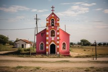 Old church in the rural area of Andalusia, Spain.
