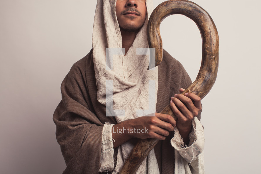 Joseph with his Shepherd's staff 