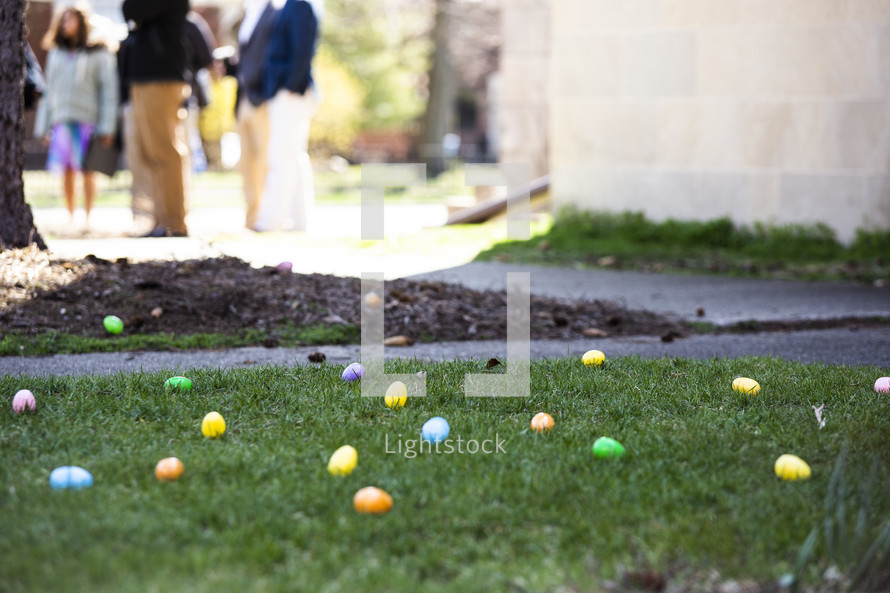 outdoor Easter egg hunt