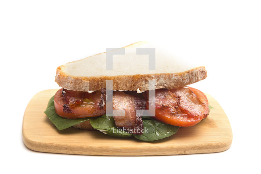 Classic Bacon, Lettuce, and Tomato Sandwich