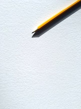 pencil on a white table 