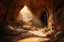 Jesus's empty tomb,