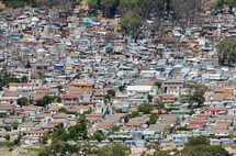 densely populated town 