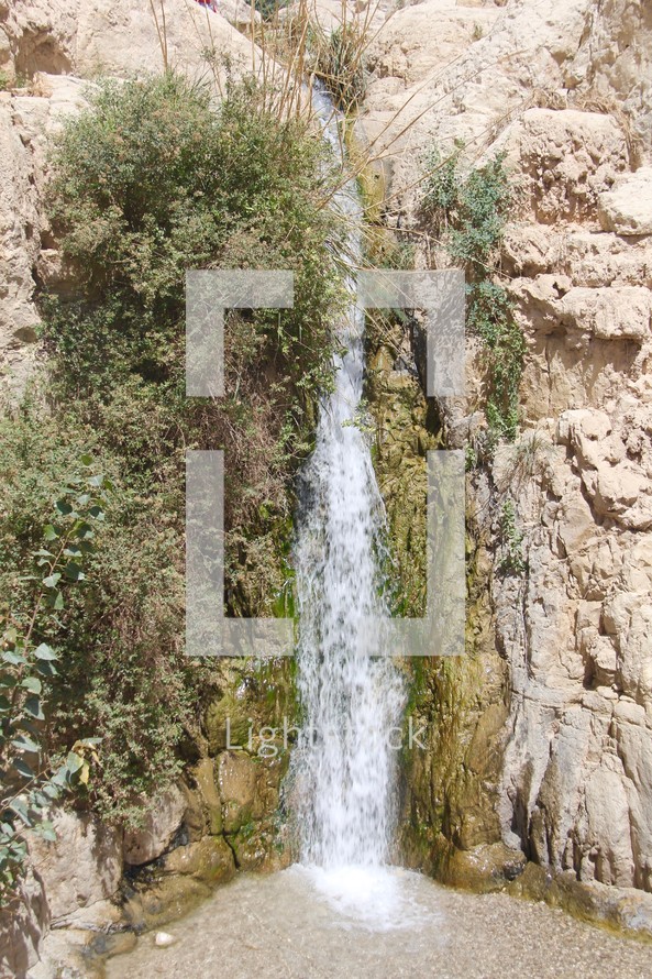 David's Waterfall, EinGedi, Israel