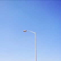 White street pole light