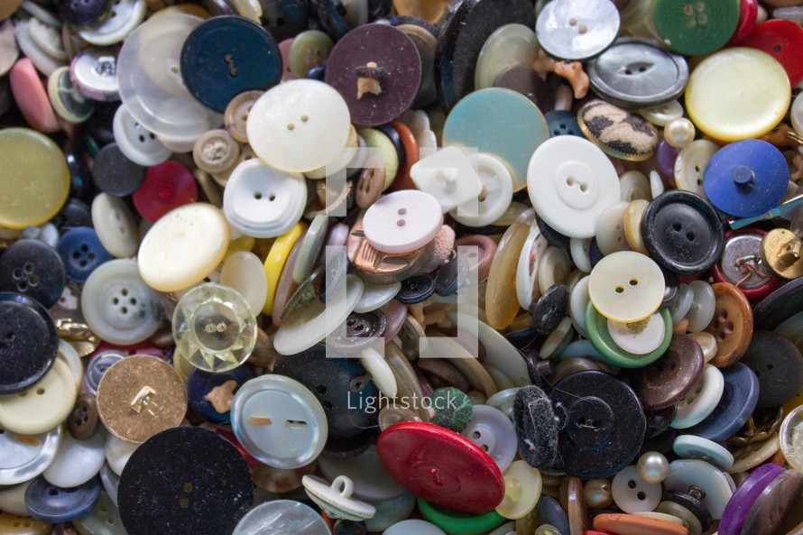 collection of buttons 
