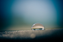 singe drop of water