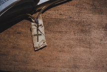 cross zipper on a Bible 