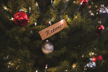 Redeemer Christmas ornament 
