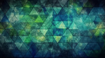Grunge triangular geometric background. 