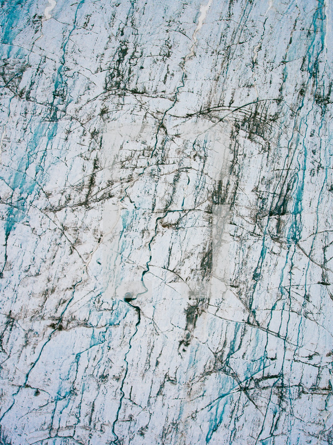 a glacier cliff 