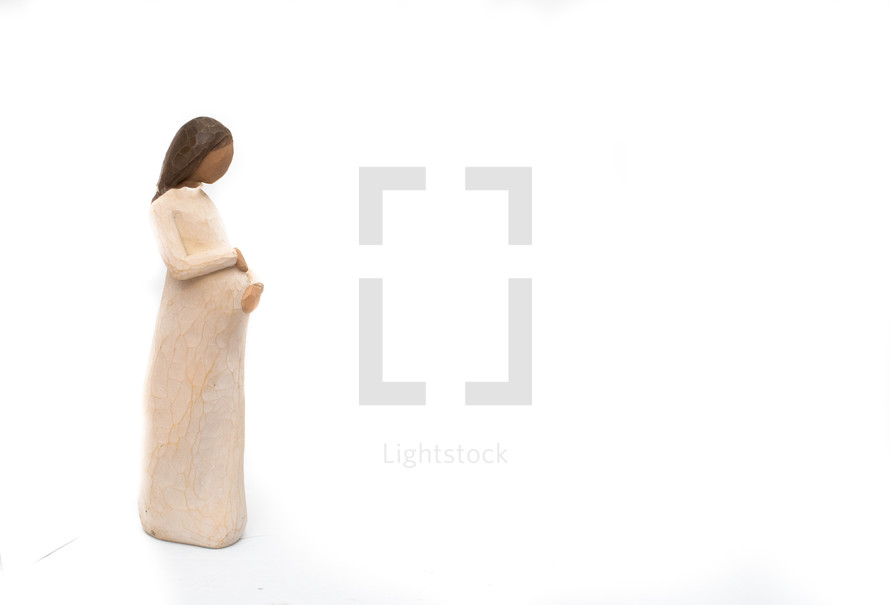 pregnant willow tree figurine 
