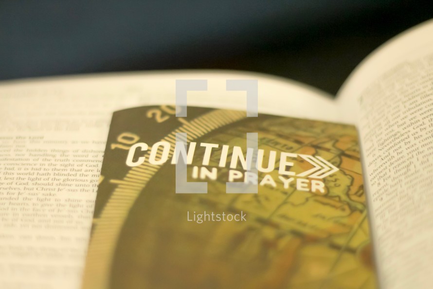 Continue in Prayer pamphlet 