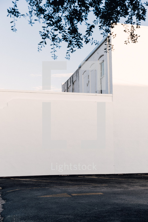 white exterior wall of a building 