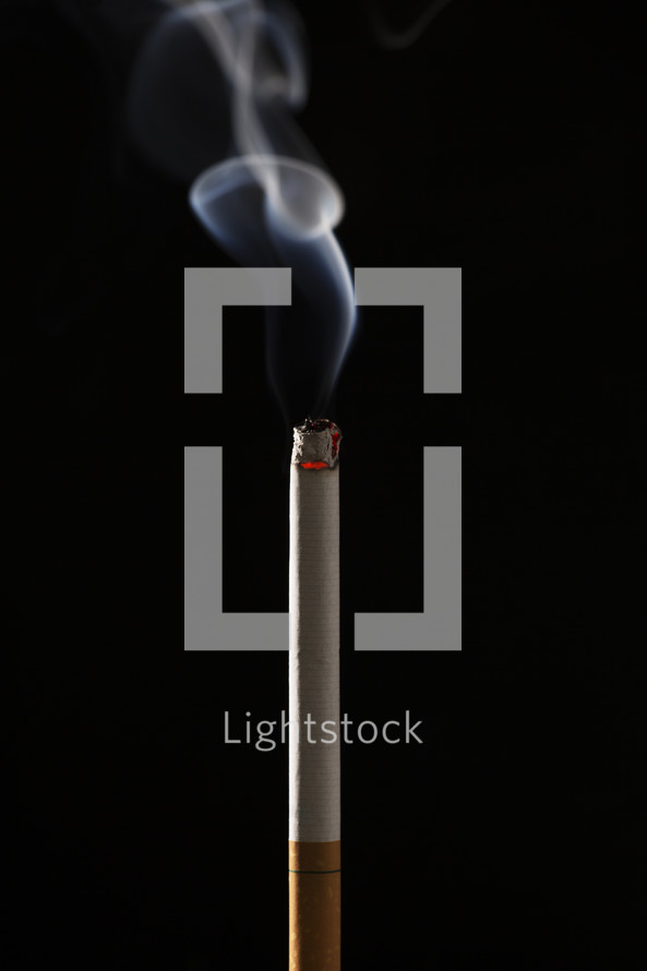 smoke from a cigarette 