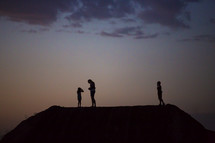 family silhouettes 