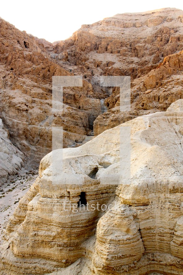 Cave where the Dead Sea Scrolls were found 
