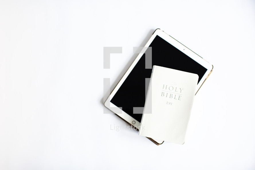 Holy Bible on a tablet 