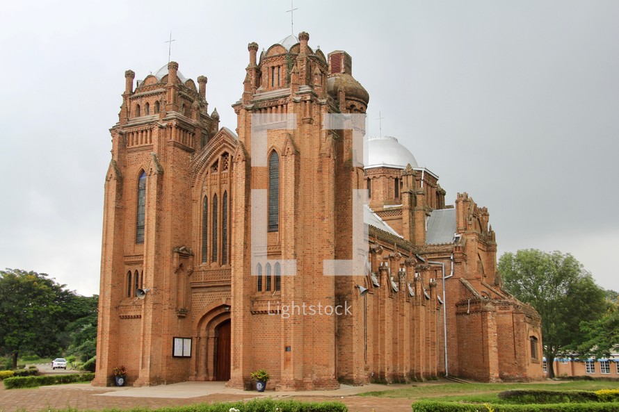 Brick Cathedral in Africa