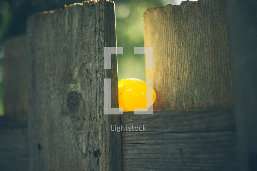 hidden Easter egg in a fence 