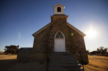A small rural church. 