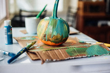 painted pumpkin 