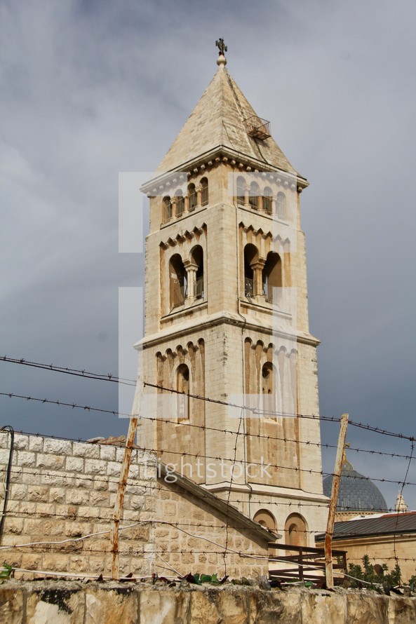 bell tower in Jerusalem 