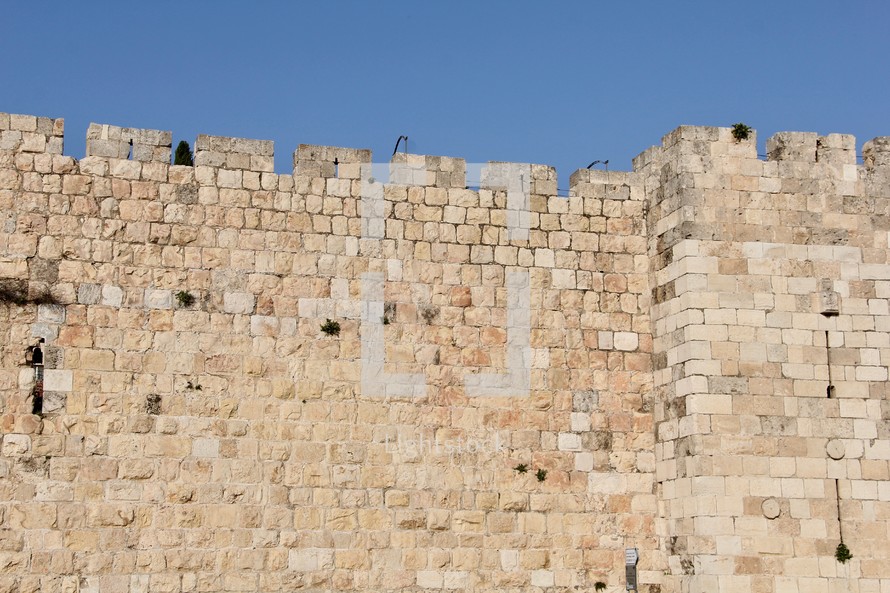 The Walls around the Old City of Jerusalem