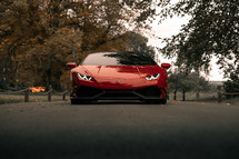 Lamborghini Huracan, red super car, sports car, powerful, race car, new supercar, Lambo, luxury vehicle