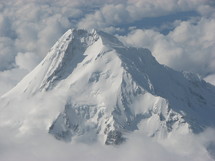 icy mountain peak 