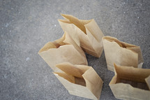 empty paper bags 