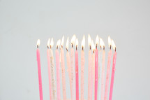 flames on birthday candles 