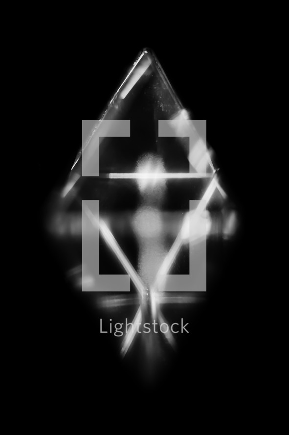 Minimal black texture background futuristic prism 
