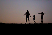 family silhouettes 