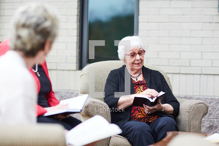 senior women's group Bible study 