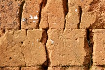 clay bricks background 